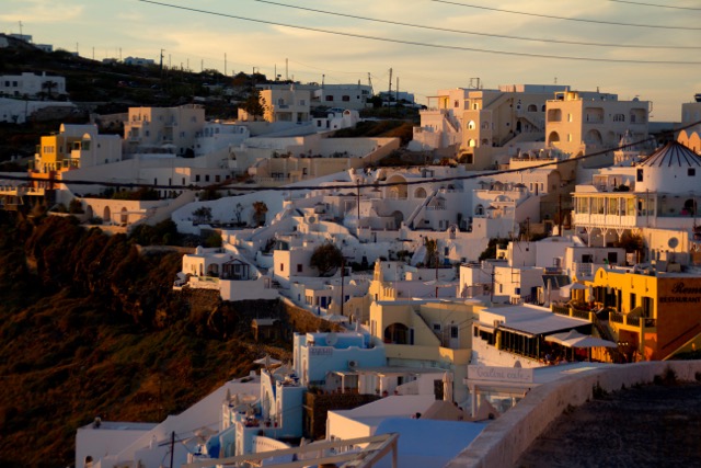 Sunset on Fira